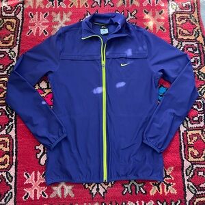 Nike Purple Jacket with Lime Accents